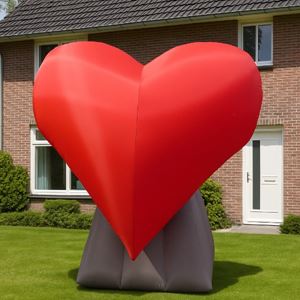 Sarah opblaaspop hart 2.5 meter Sarah opblaaspop hart 2.5 meter